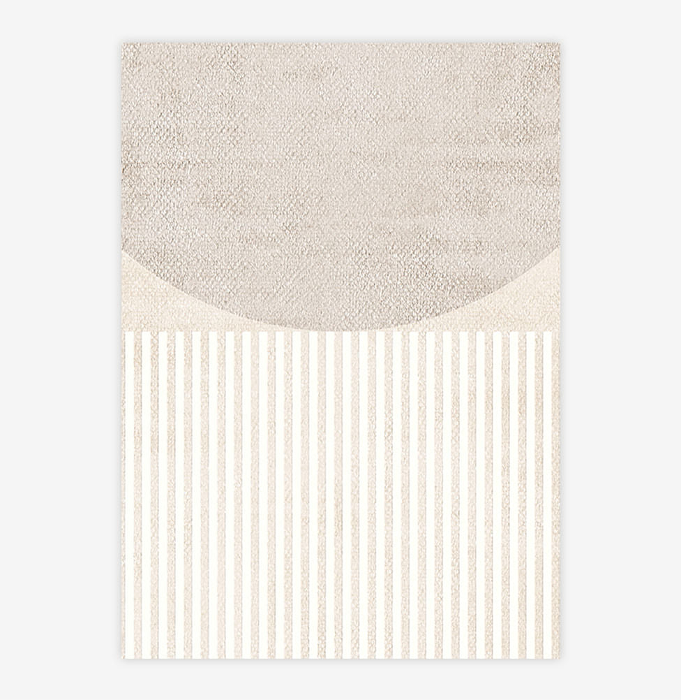 Quadro Rabisco Cinza Circulo - Vertical