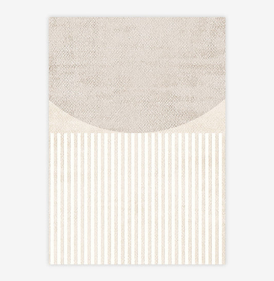 Quadro Rabisco Cinza Circulo - Vertical