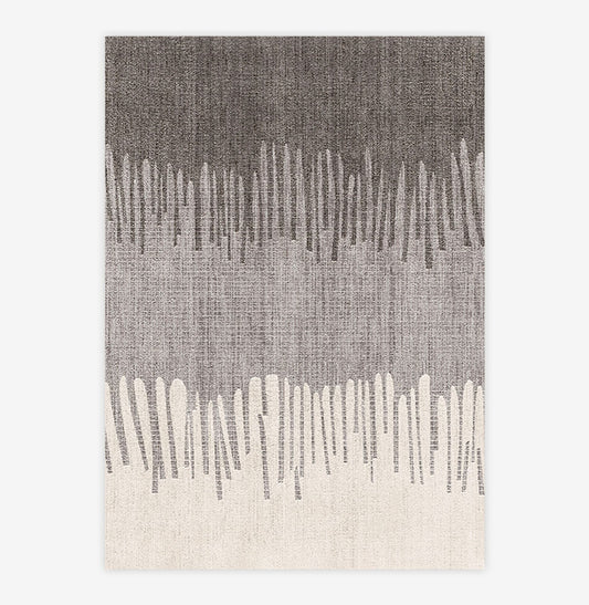 Quadro Rabisco Cinza Tinta – Vertical