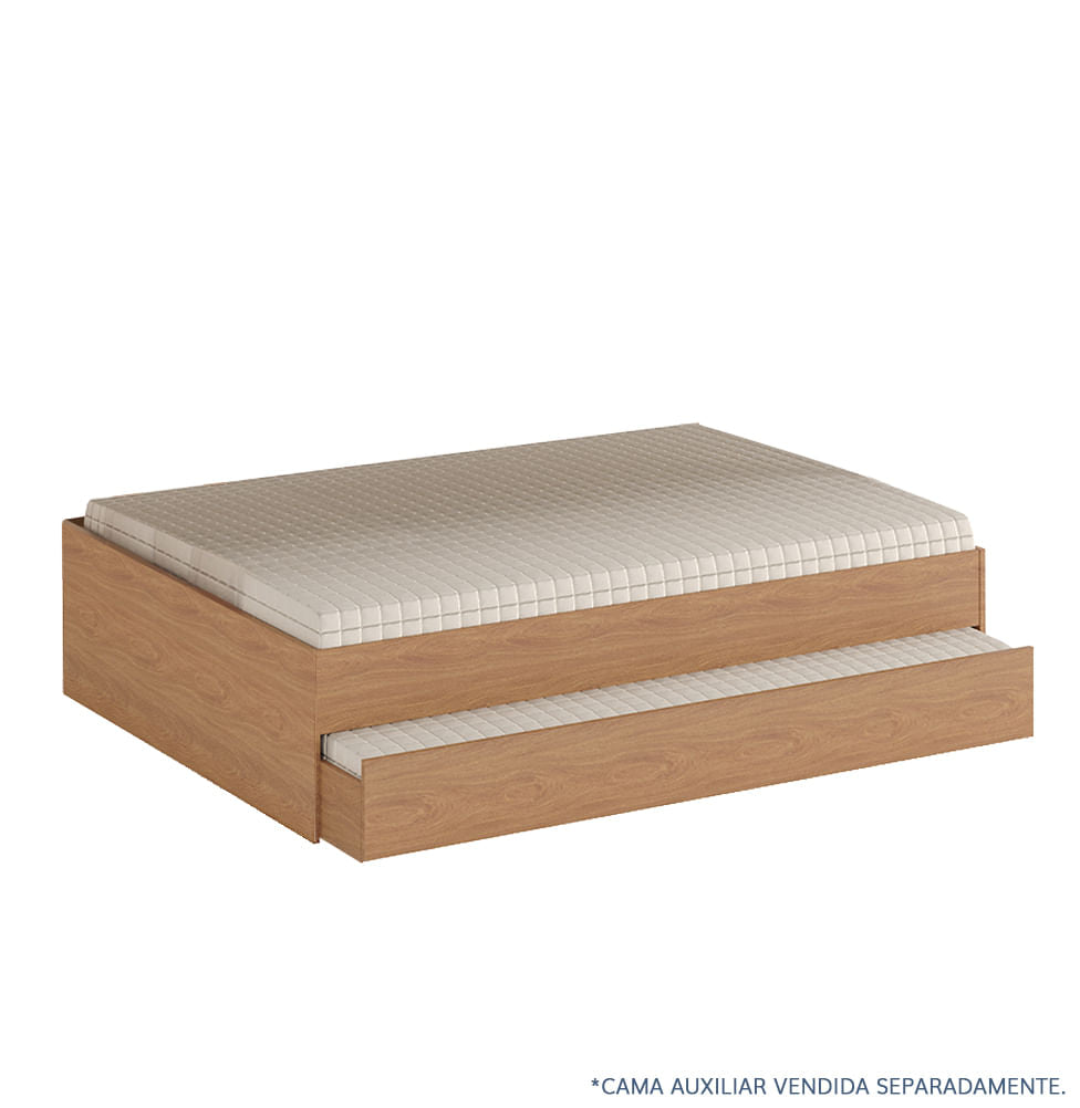 Cama Casal Turca Slim - Freijó