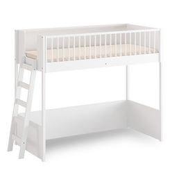 Cama Infantil Mezanino Slim - Branco