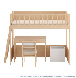 Cama Infantil Mezanino Slim - Carvalho