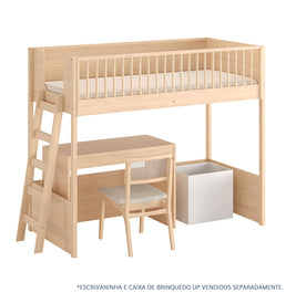 Cama Infantil Mezanino Slim - Carvalho