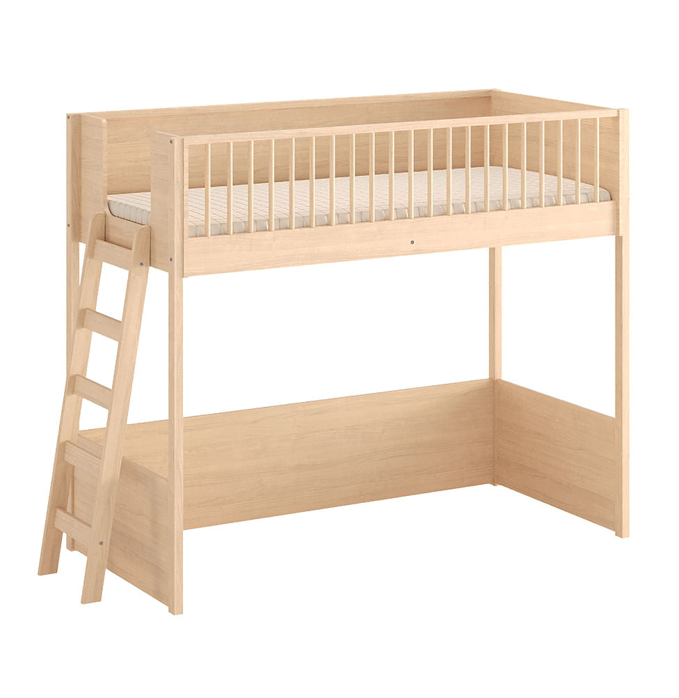 Cama Infantil Mezanino Slim - Carvalho