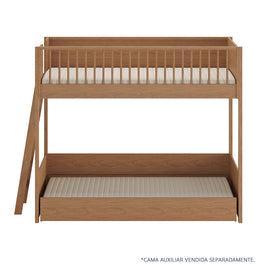 Cama Infantil Mezanino Slim - Freijó