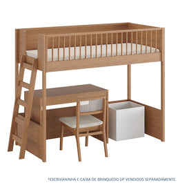 Cama Infantil Mezanino Slim - Freijó