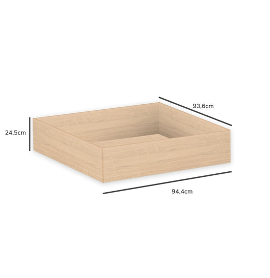 Conjunto 2 Gavetas Slim - Carvalho