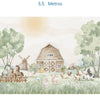 Papel de Parede Infantil Fazenda - Mural 