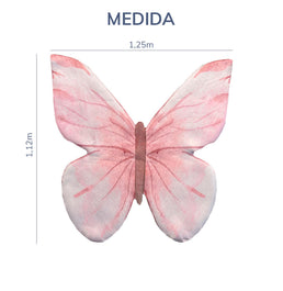 Tapete Infantil Borboleta Aberta Playmat 