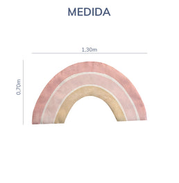 Tapete Infantil Arco Íris Vintage Playmat