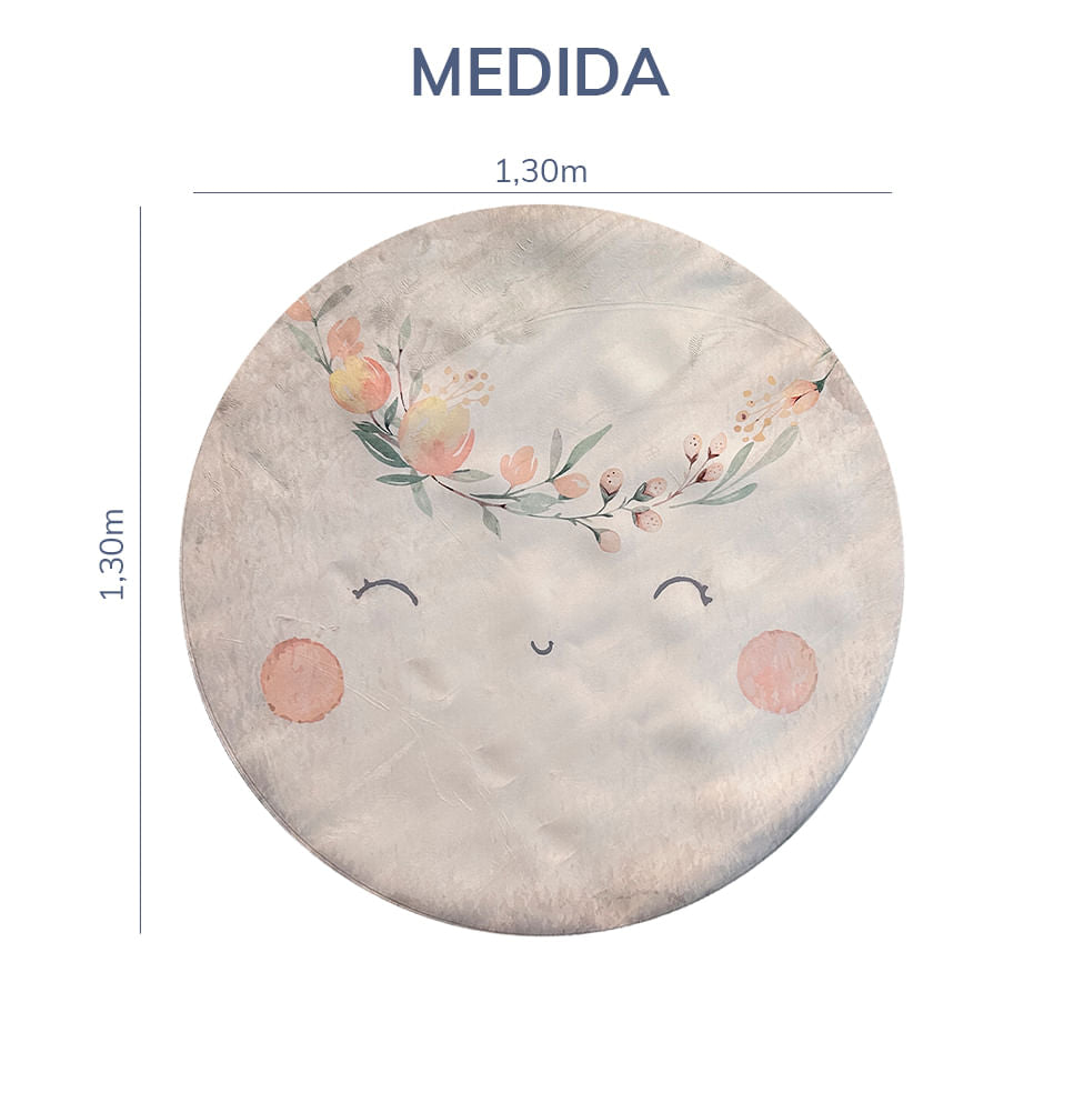 Tapete Infantil Lua Fofa Playmat