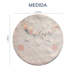 Tapete Infantil Lua Fofa Playmat