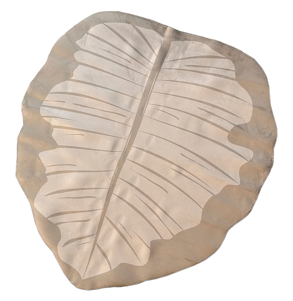Tapete Infantil Folha Bege Playmat