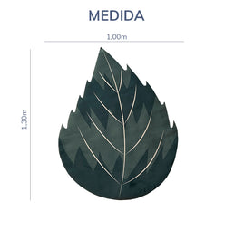 Tapete Infantil Folha Inverno Verde Playmat