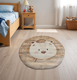 Tapete Infantil Leão Aquarela Playmat