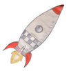 Tapete Infantil Foguete Vermelho Playmat