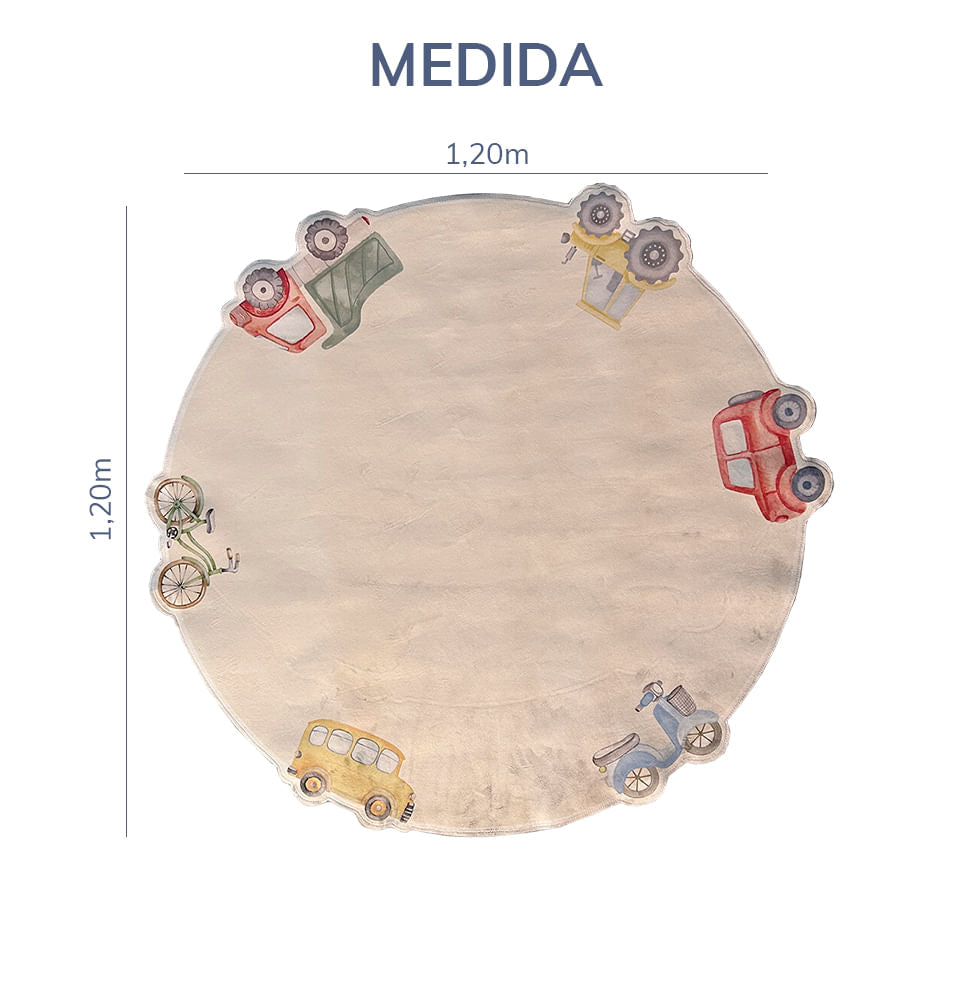 Tapete Infantil Carrinhos Playmat