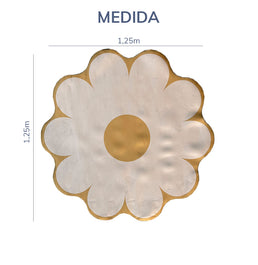 Tapete Infantil Flor Amarelo Playmat