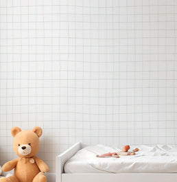 Papel de Parede Infantil Gride Verde
