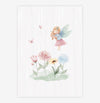 Quadro Infantil Fada com Flores Candy - Vertical