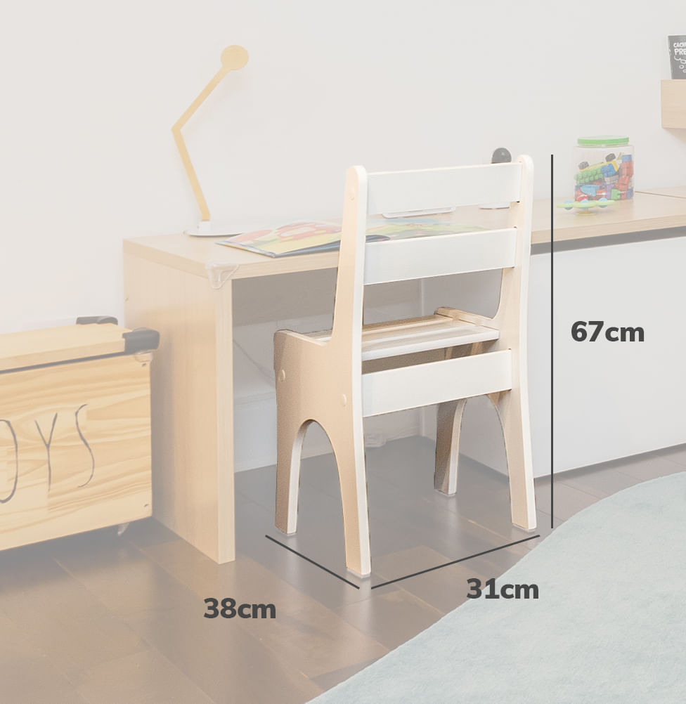 Cadeira Infantil Up - Branca