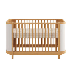 Berço Raika 3 em 1 Com Palha - Madeira Clara