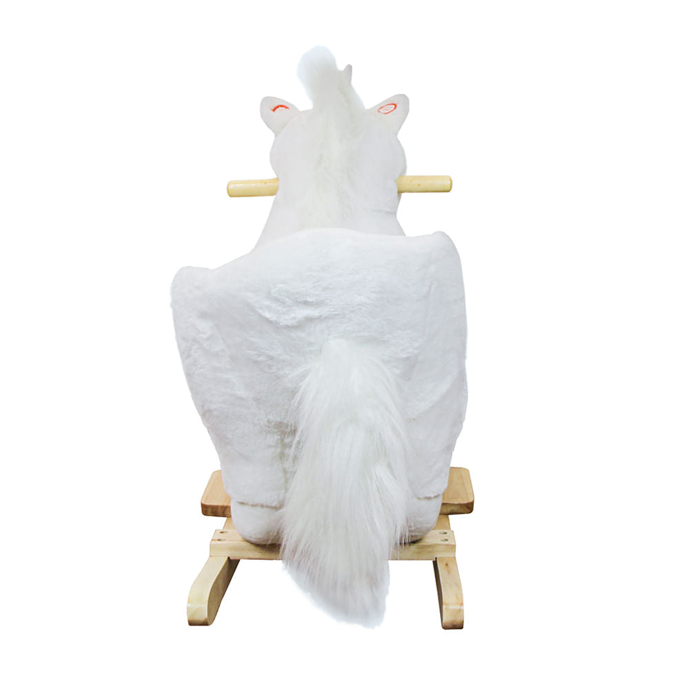 Unicórnio de Balanço Musical com Assento