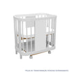 Kit de Transformação Para Mini Berço Raika - Branco