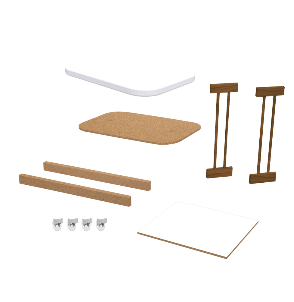 Kit de Transformação Para Mini Berço Raika - Jequitibá