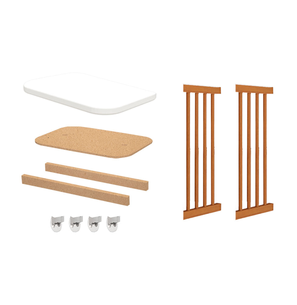 Kit de Transformação Para Mini Berço Nord - Jequitibá