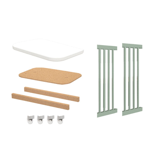Kit de Transformação Para Mini Berço Nord - Verde Jardim