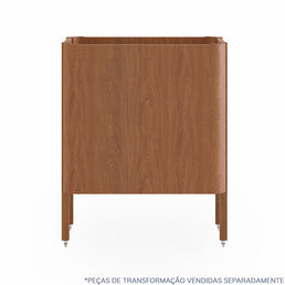 Kit de Transformação Para Mini Berço Nord - Freijó