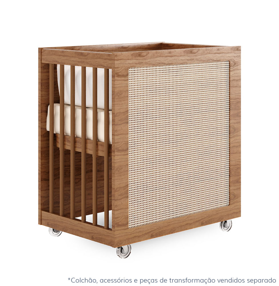 Kit de Transformação Para Mini Berço Haus Nature - Freijó