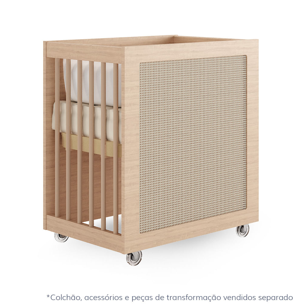 Kit de Transformação Para Mini Berço Haus Nature - Carvalho
