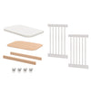 Kit de Transformação Para Mini Berço Haus Nature Palitado - Branco