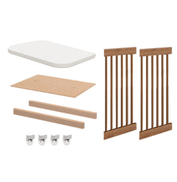 Kit de Transformação Para Mini Berço Haus Nature Palitado - Freijó