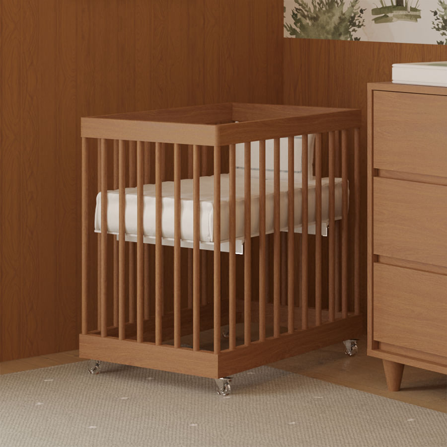 Kit de Transformação Para Mini Berço Haus Nature Palitado - Freijó