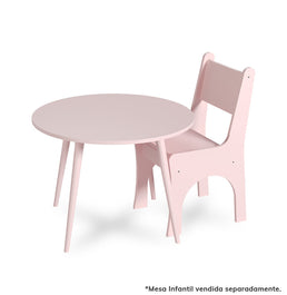Cadeira Infantil Slim - Rosa