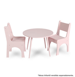 Cadeira Infantil Slim - Rosa