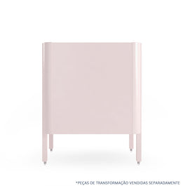 Kit de Transformação Para Mini Berço Nord - Rosa Claro