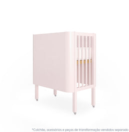 Kit de Transformação Para Mini Berço Nord - Rosa Claro
