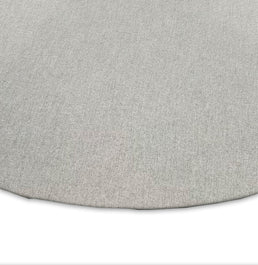 Tapete Infantil Redondo Linho - Cinza