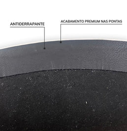 Tapete Infantil Redondo Linho - Cinza