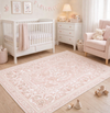 Tapete Infantil Retangular Arabesco Classic - Rosa