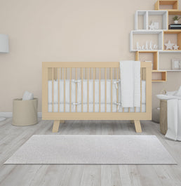 Tapete Infantil Retangular Linho - Cinza 