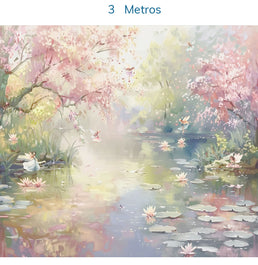 Papel de Parede Lago Encantado das Fadas - Mural 