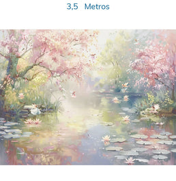 Papel de Parede Lago Encantado das Fadas - Mural 