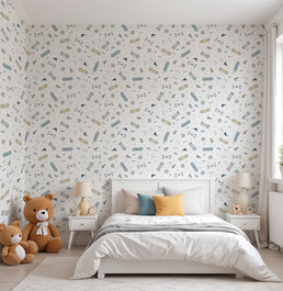 Papel de Parede Skate Azul 