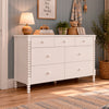 COMODA RITMO 7 GAVETAS 130CM - BRANCO