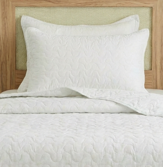 Porta Travesseiro Solteiro Infinity - Cru